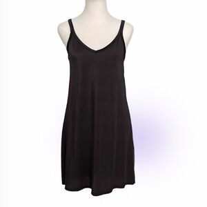 Vintage Vanity Fair black slip dress